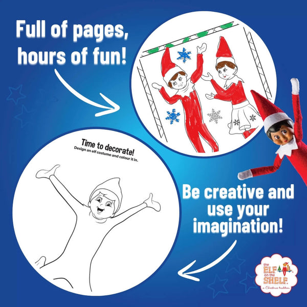 The Elf on the Shelf® Jumbo Colouring Book - The Elf on The Shelf