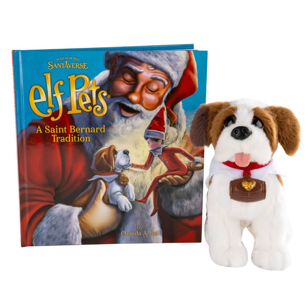 Elf on the Shelf Elf Pets Saint Bernard Tradition | Santa's Store