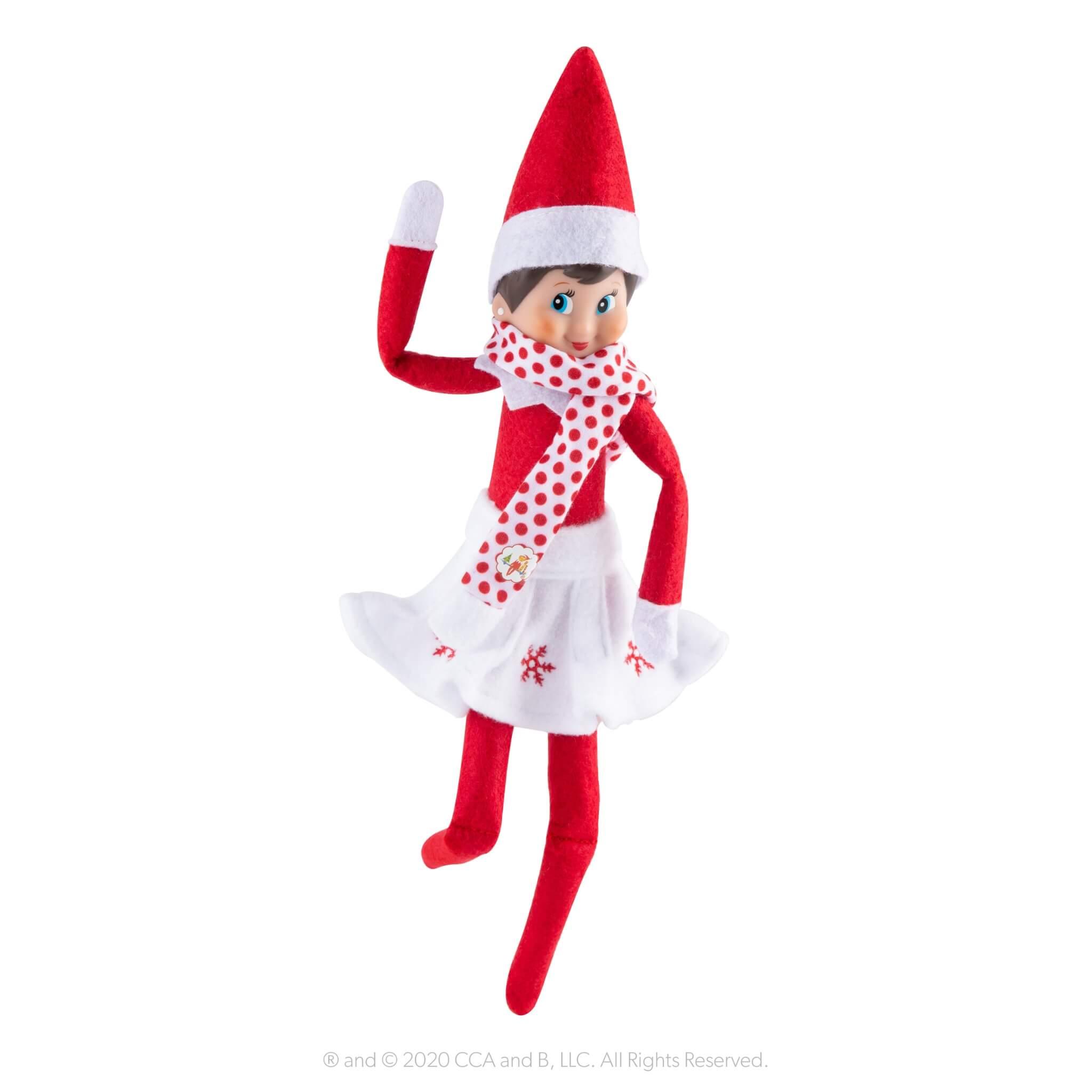 Elf on the Shelf Snowflake Skirt & Scarf Elf on the Shelf Clothes