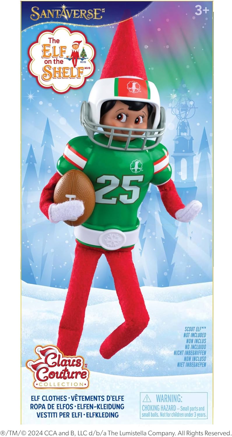 The Elf on the Shelf® Claus Couture Collection® Touchdown Tidings Set ...