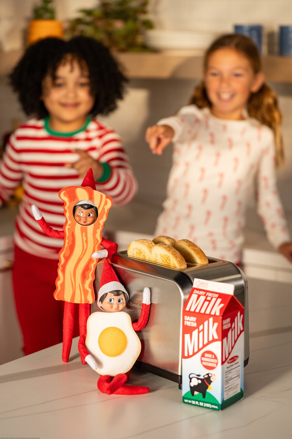 The Elf on the Shelf® Claus Couture Collection® Bestie Bundle Costume Set: Bacon & Eggs