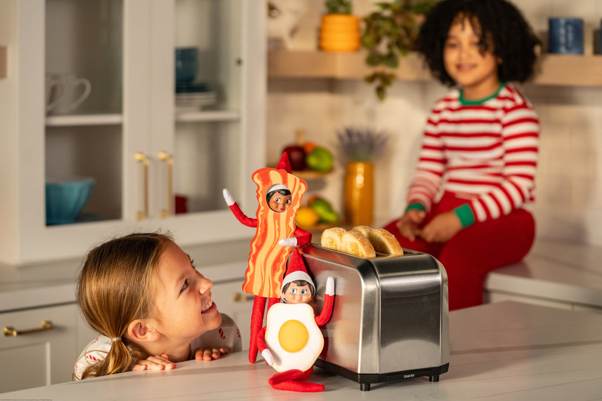 The Elf on the Shelf® Claus Couture Collection® Bestie Bundle Costume Set: Bacon & Eggs