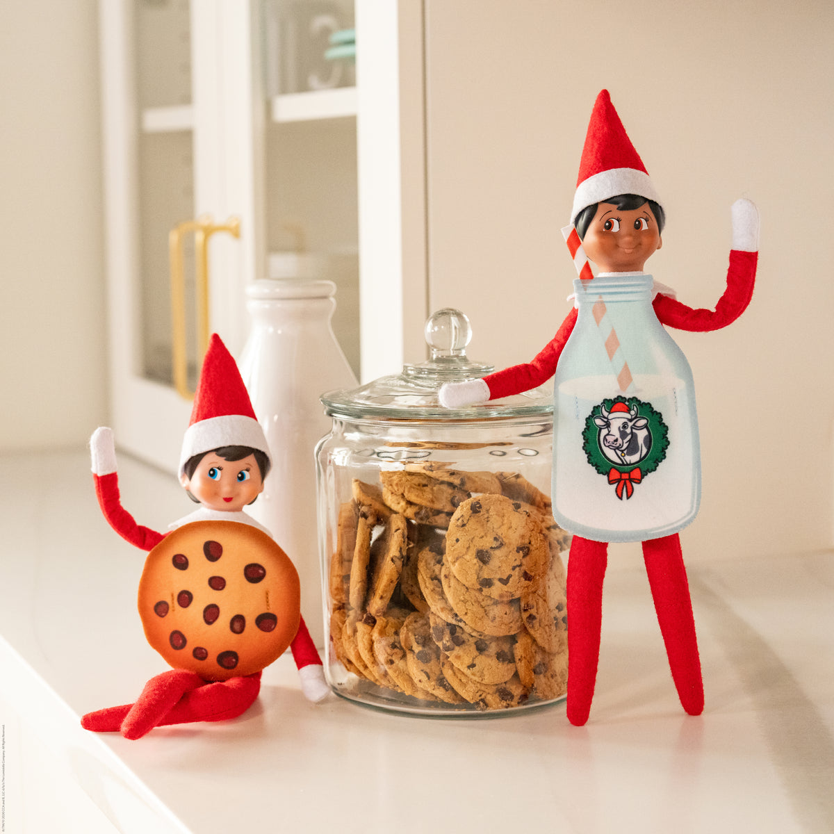 The Elf on the Shelf® Claus Couture Collection® Bestie Bundle Costume Set: Milk & Cookies