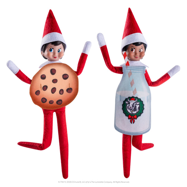 The Elf on the Shelf® Claus Couture Collection® Bestie Bundle Costume Set: Milk & Cookies