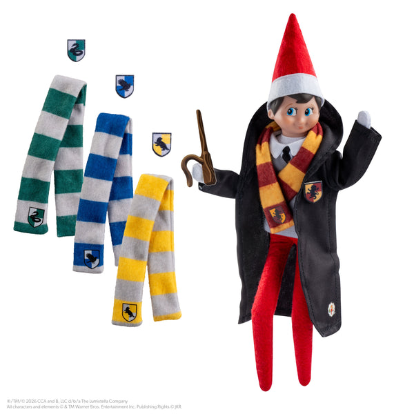 The Elf on the Shelf® Harry Potter™ Hogwarts™ House Robe Set – Scout Elf Edition