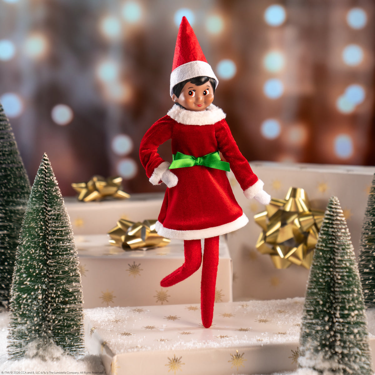 The Elf on the Shelf® - Claus Couture® Sleighing as Santa Party Dress