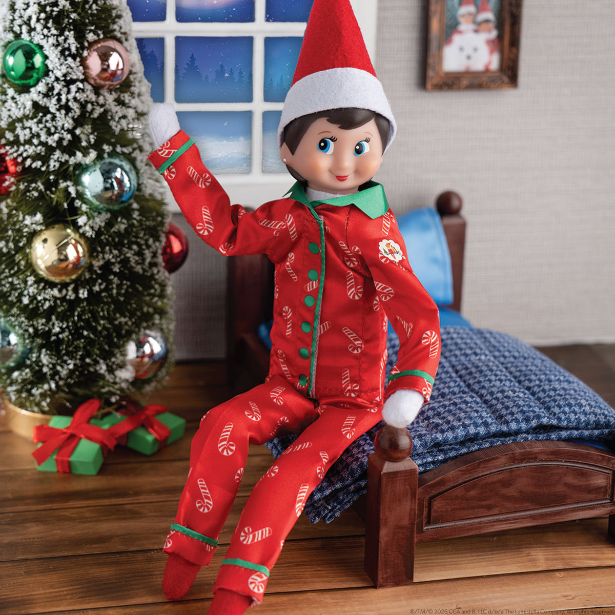 The Elf on the Shelf® - Claus Couture® Candy Cane Couture PJ Set