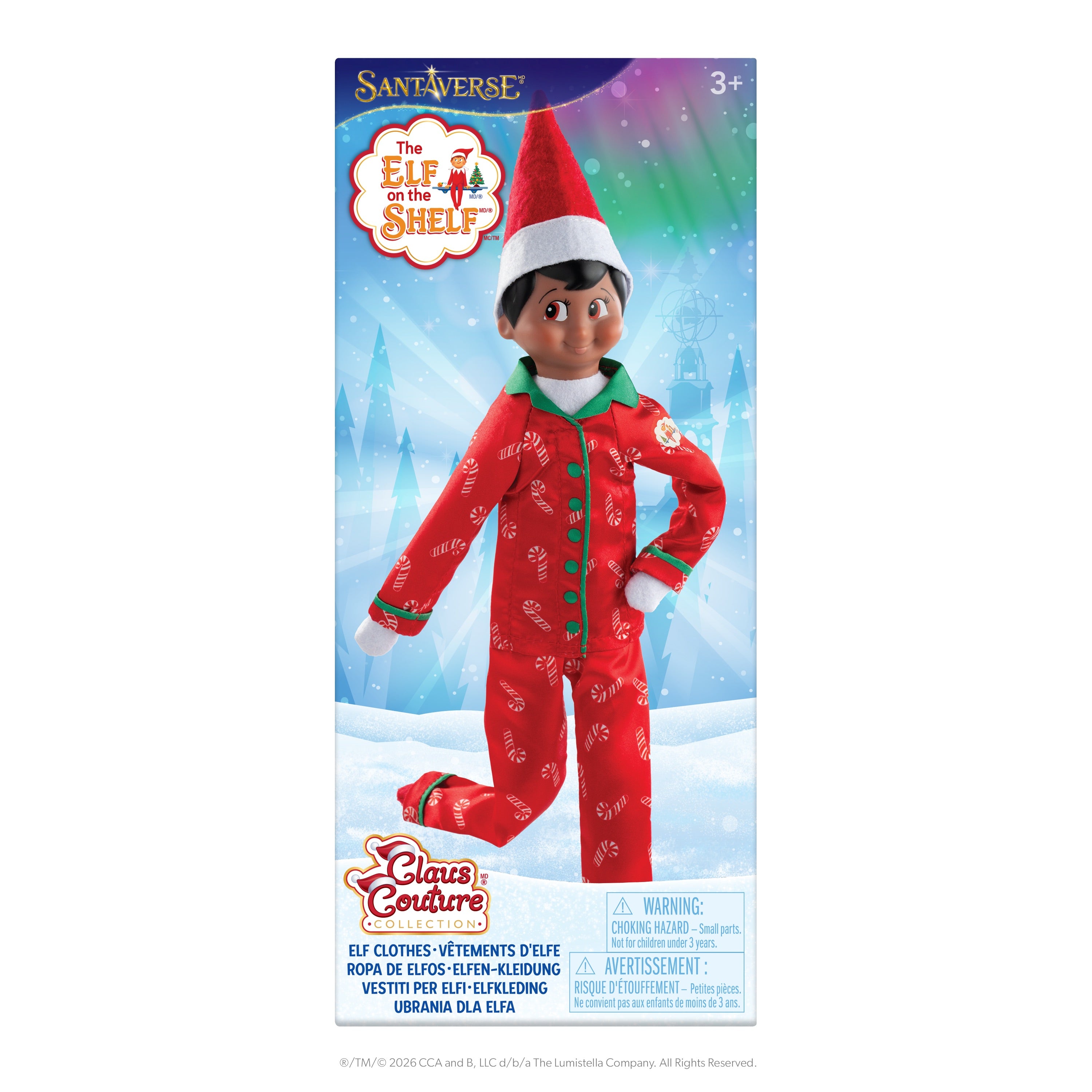 The Elf on the Shelf® - Claus Couture® Candy Cane Couture PJ Set