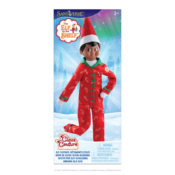 The Elf on the Shelf® - Claus Couture® Candy Cane Couture PJ Set