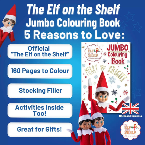 The Elf on the Shelf® Jumbo Colouring Book - The Elf on The Shelf