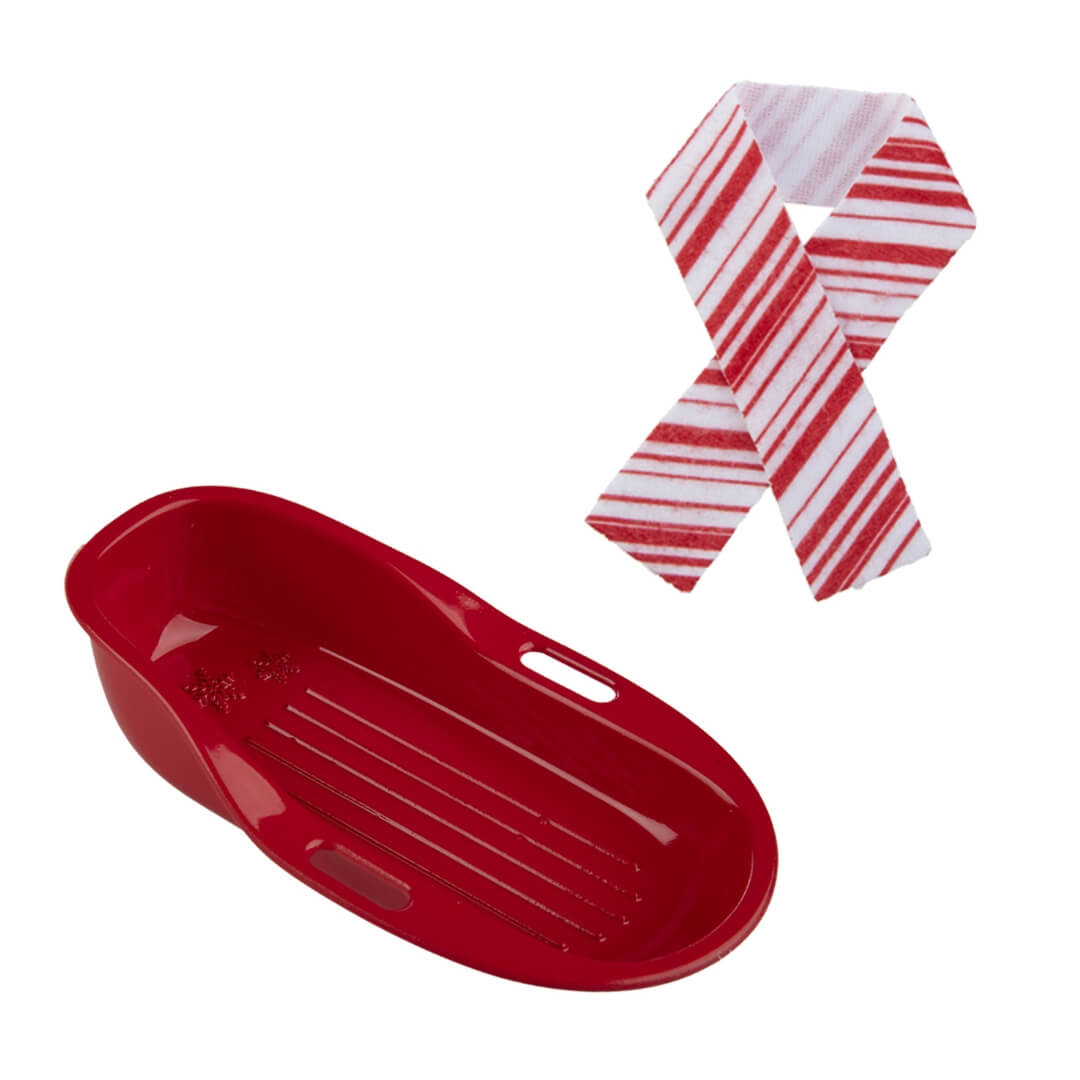 The Elf on the Shelf® Elf Mates® Sled and Scarf Set