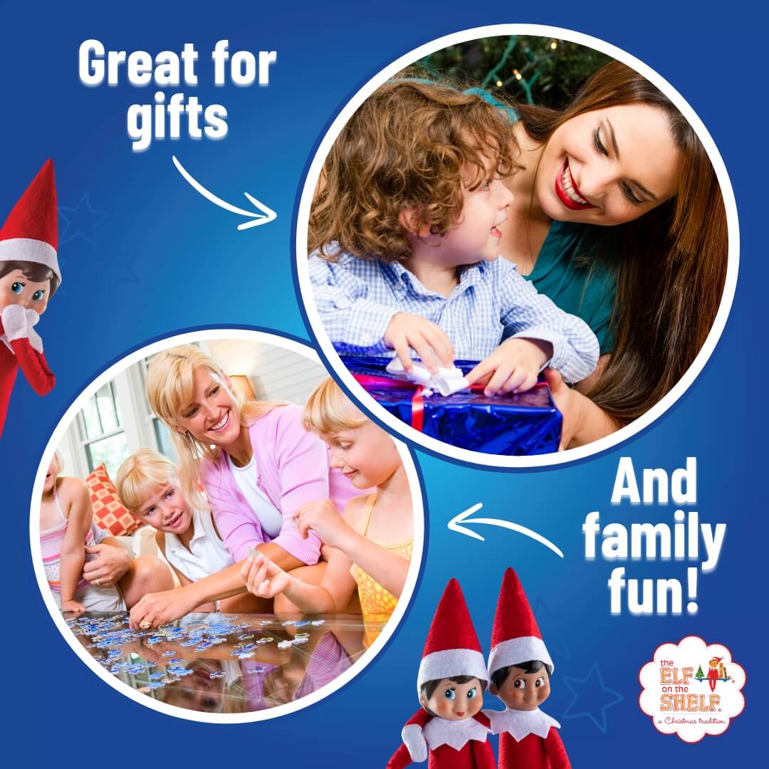 The Elf on the Shelf® 4 Pack - 50 Piece Kids Puzzles - The Elf on