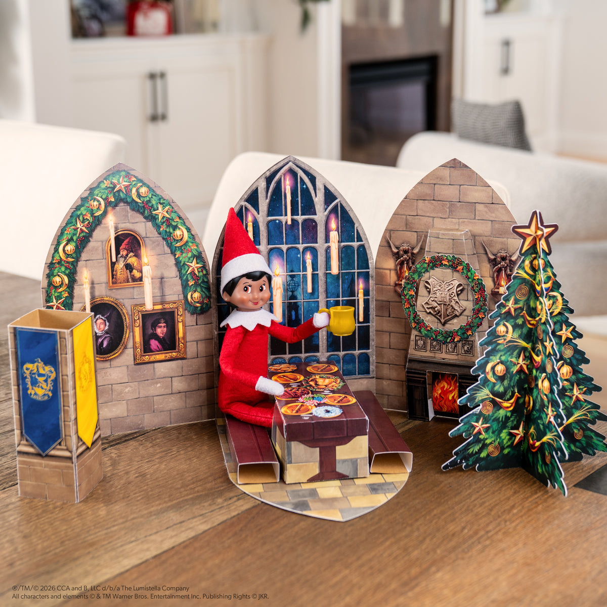 The Elf on the Shelf® Insta-Moments Pop-Ups Hogwarts™ Great Hall Prop Set