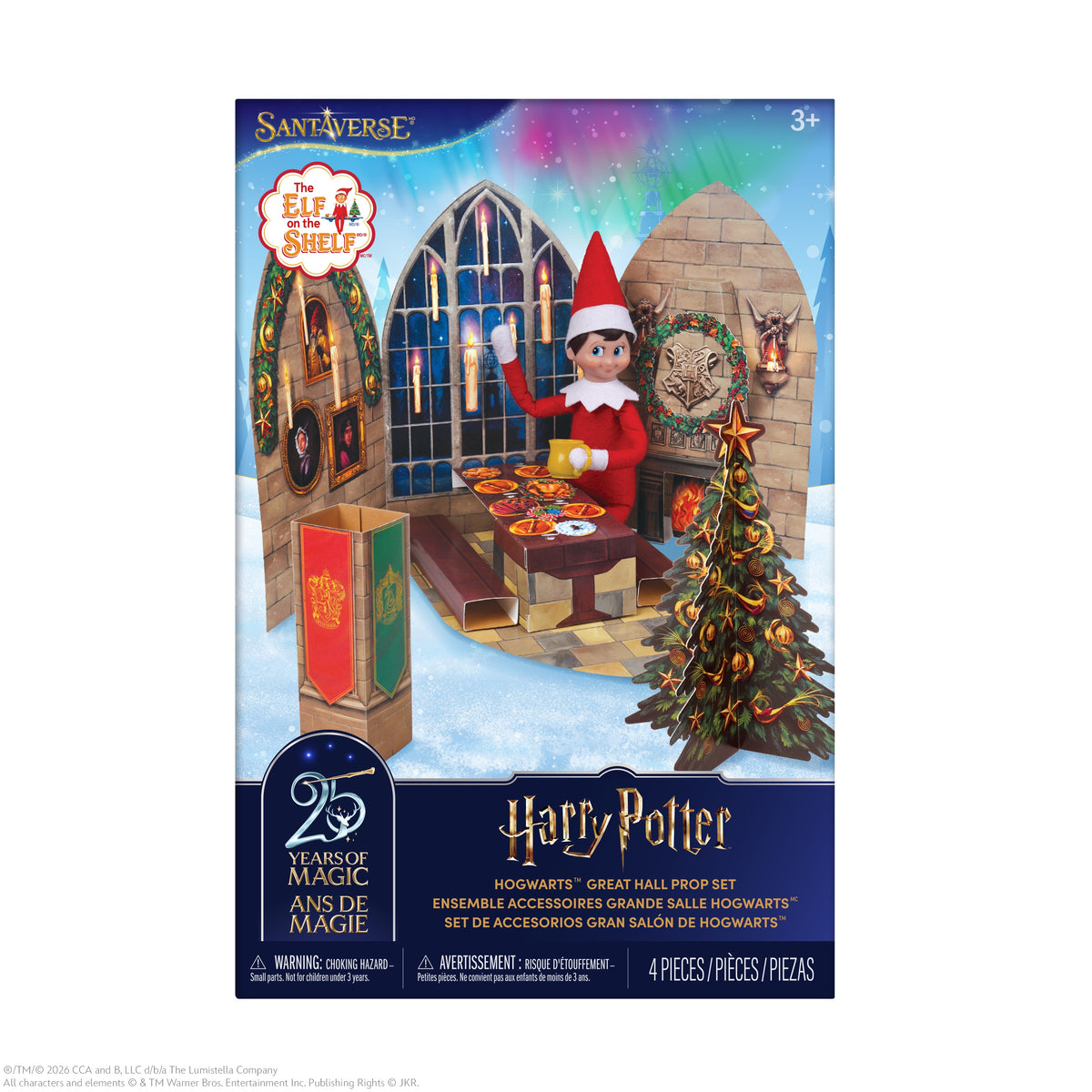 The Elf on the Shelf® Insta-Moments Pop-Ups Hogwarts™ Great Hall Prop Set