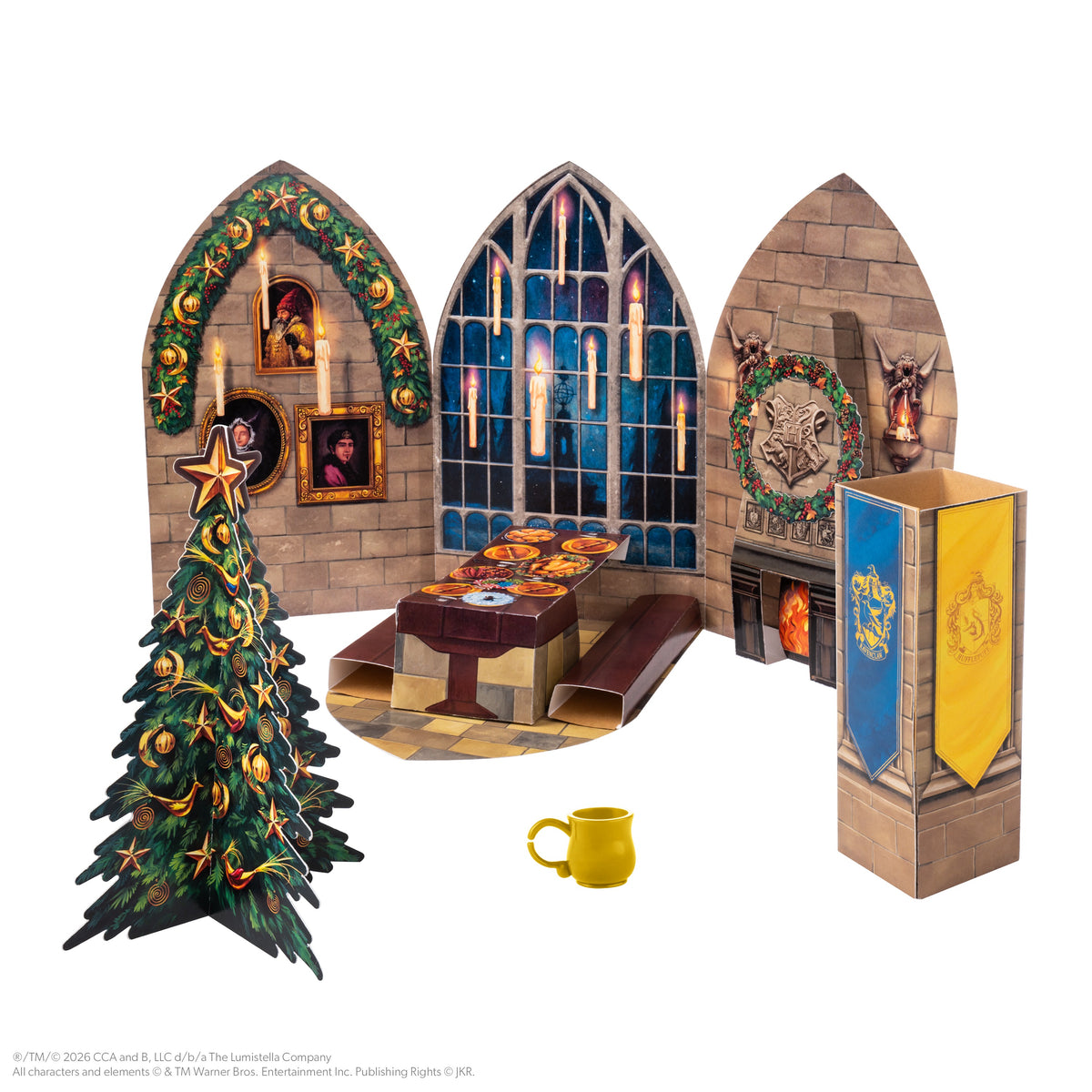 The Elf on the Shelf® Insta-Moments Pop-Ups Hogwarts™ Great Hall Prop Set