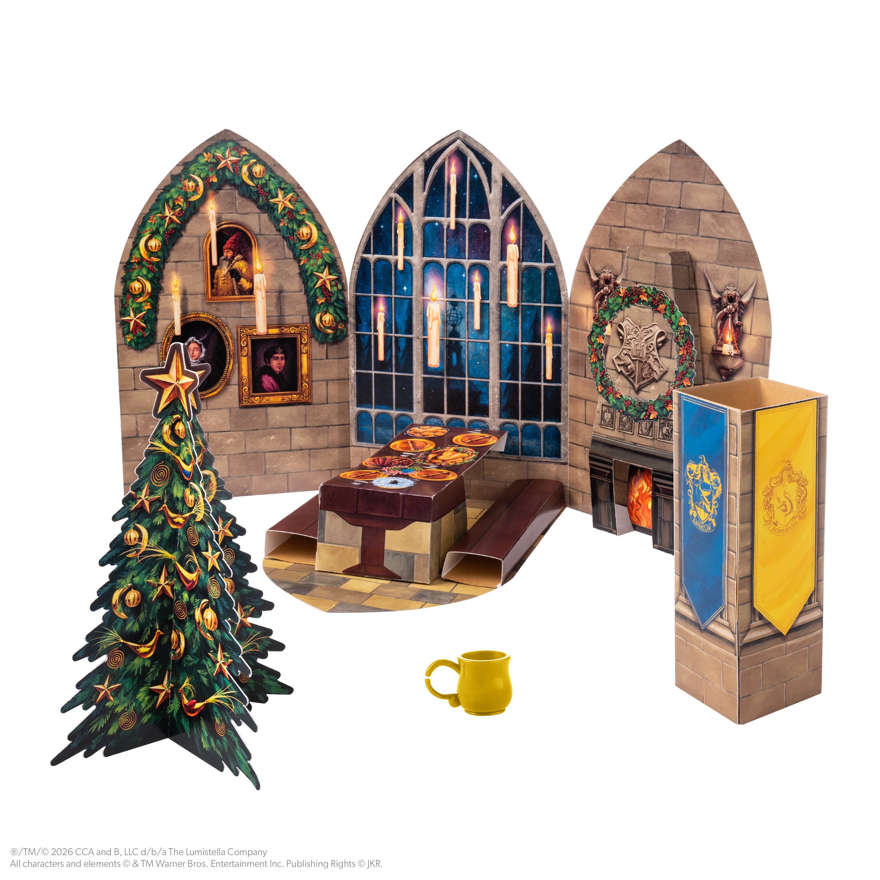 The Elf on the Shelf® Insta-Moments Pop-Ups Hogwarts™ Great Hall Prop Set