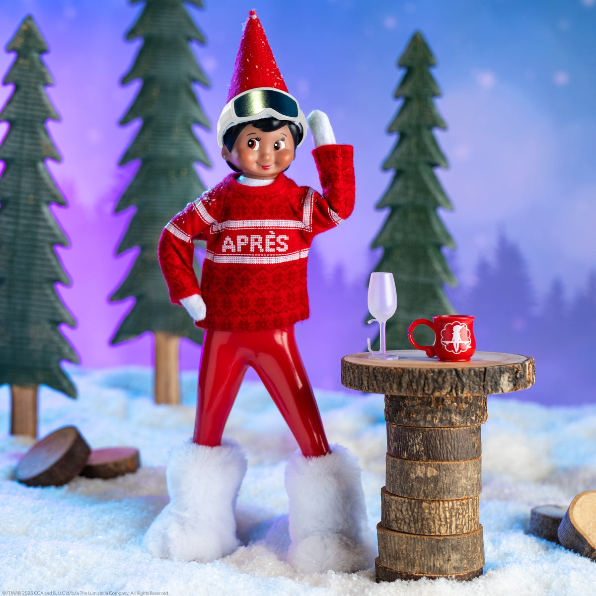 The Elf on the Shelf® - MagiFreez® ElfieGram Ski Set