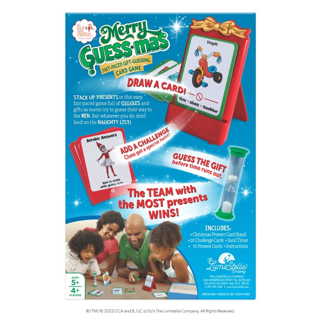 Elf on the Shelf Merry Guess mas Card Game The Elf on The Shelf