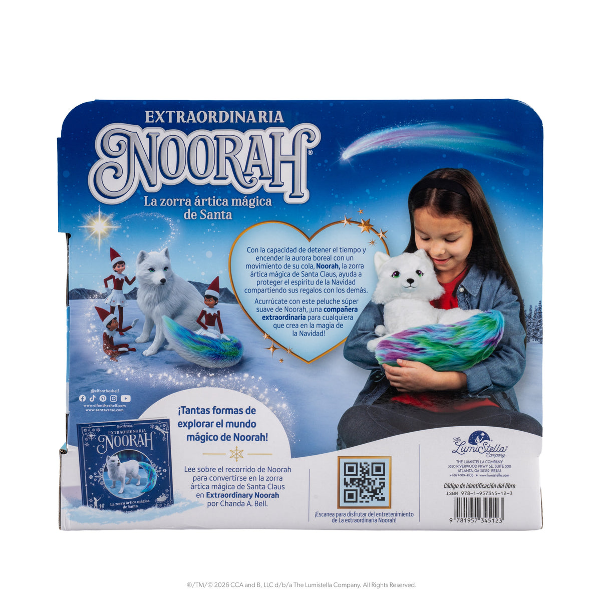 The Elf on the Shelf® Extraordinary Noorah: Santa’s Magical Arctic Fox Book and Plush Set