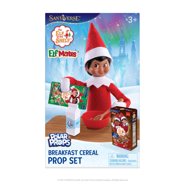 The Elf on the Shelf® - Polar Props™ - Breakfast Cereal Prop Set