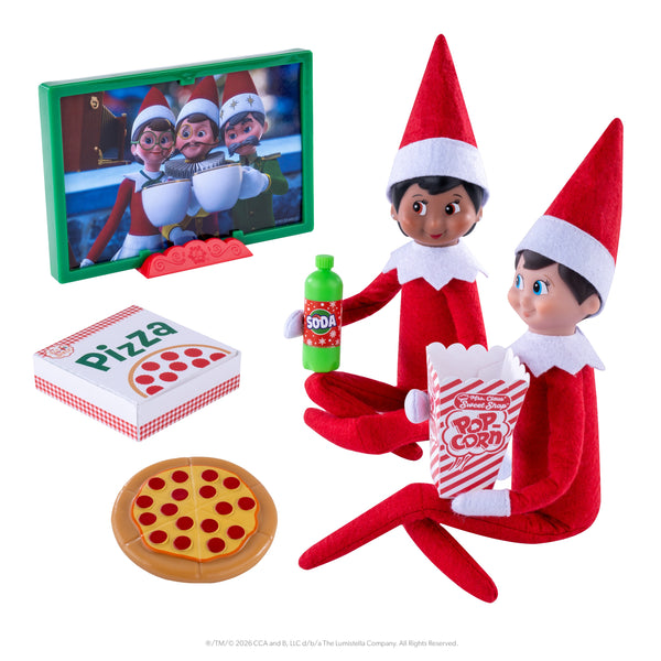 The Elf on the Shelf® - Polar Props™ - Movie Night Prop Set