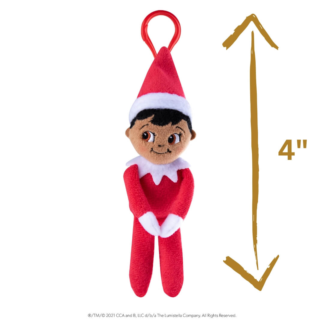 Elf On The Shelf Plushee Mini Pals Clip-On Set – 5 Pack With Fox, St. Bernard, Reindeer & Scout Elves