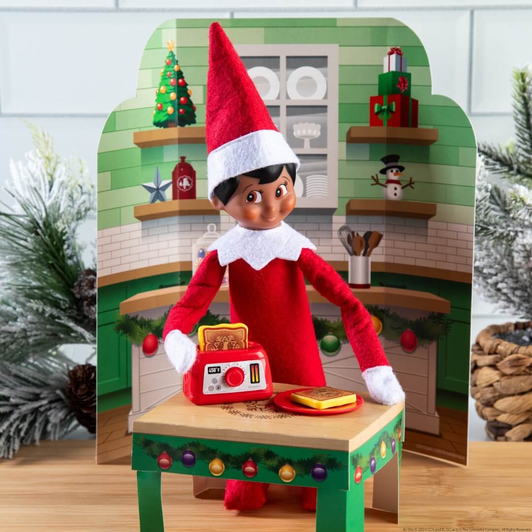 The Elf On The Shelf – Polar Props – Ensemble Plage Avec Chaise, Parasol, Masque, Tuba, Ballon, Radio – Accessoires Pour Lutin Scout