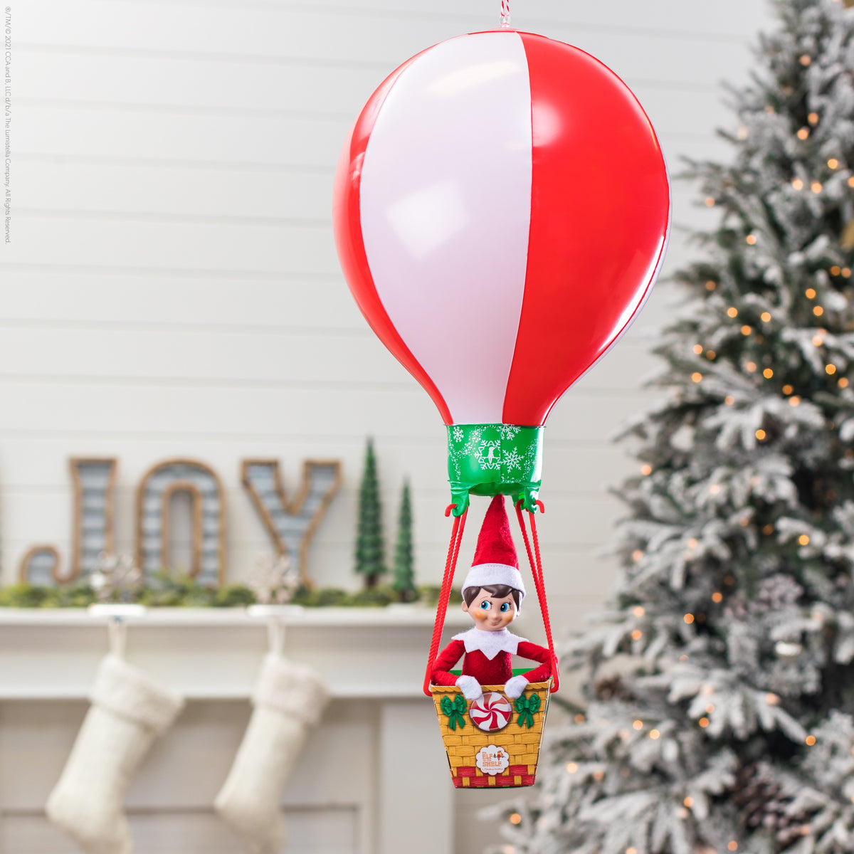 Scout Elves at Play® Peppermint Balloon Ride (Scout Elf Not Included)