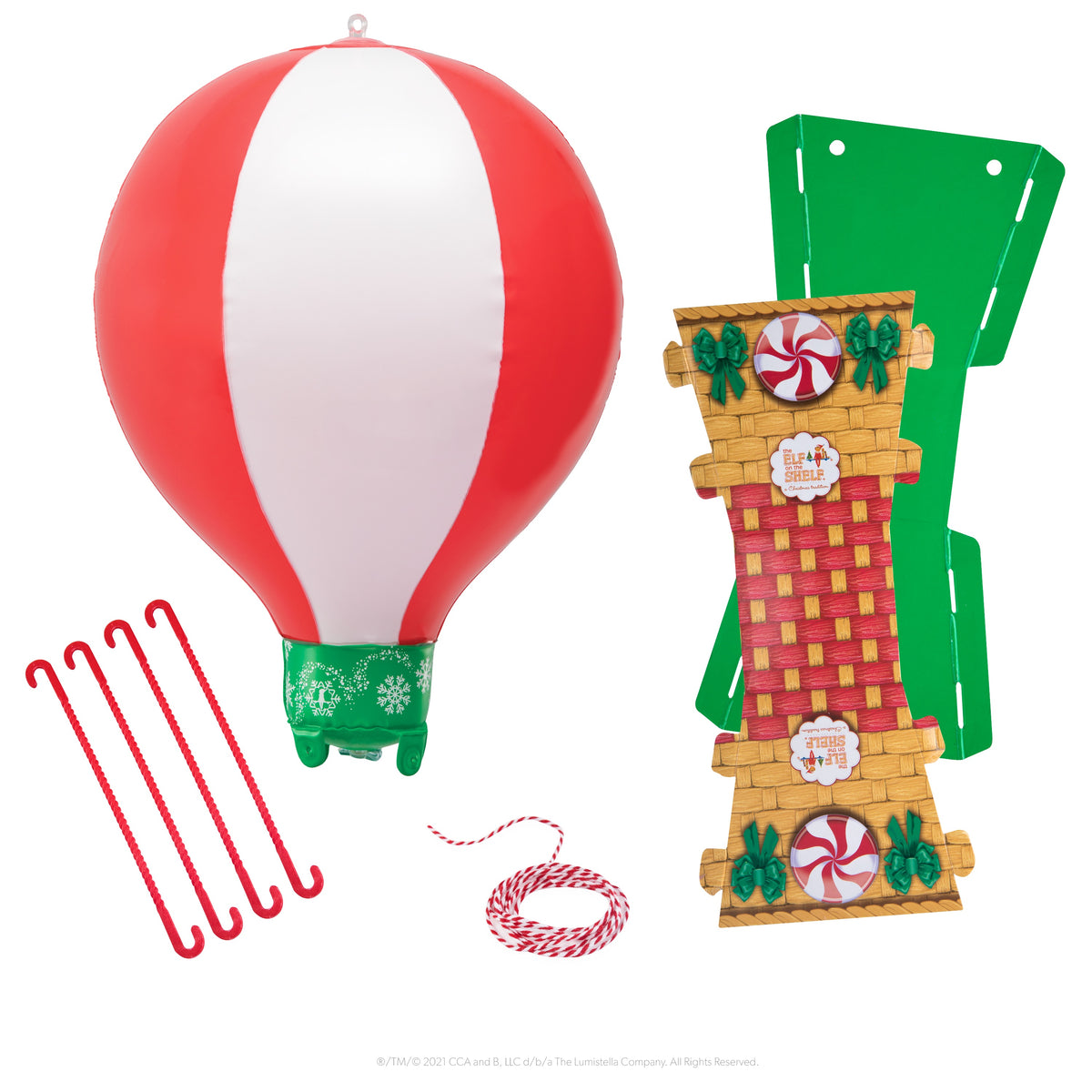 Scout Elves at Play® Peppermint Balloon Ride (Scout Elf Not Included)