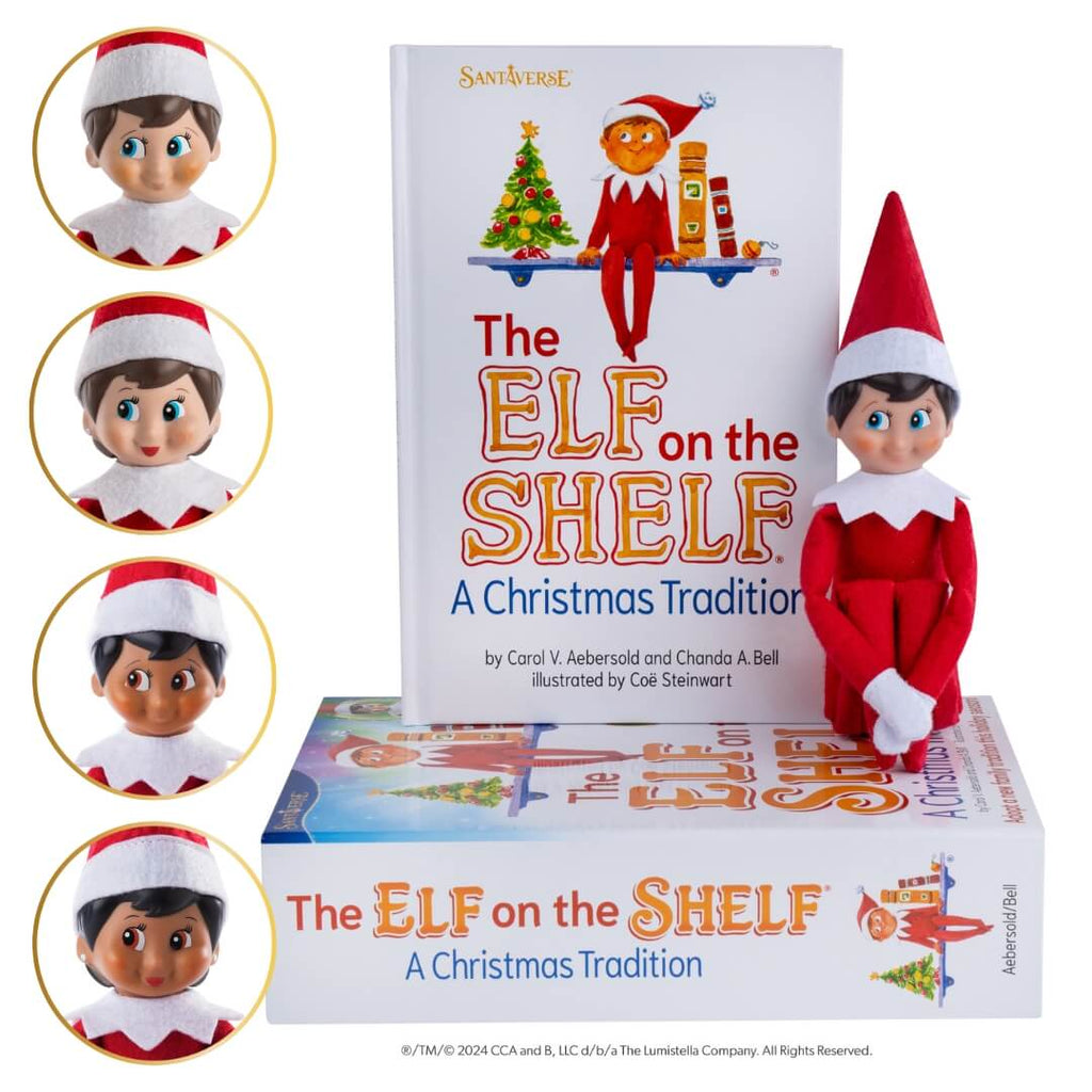 キッズ・ファミリー Elf on the Shelf A Christmas Tradition Elf on the Shelf Boy Christmas Tradition Set with Elf Book | The
