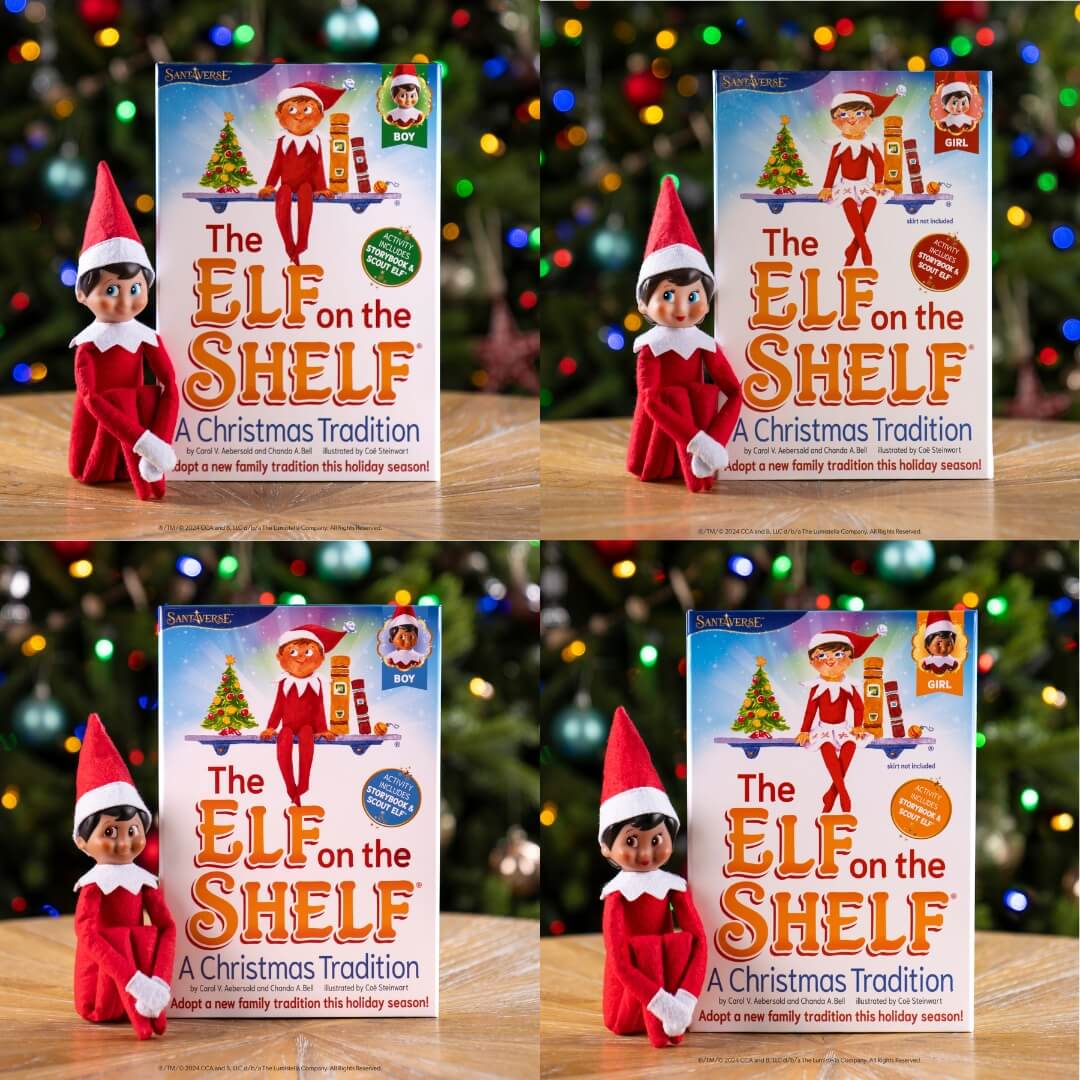 Elf on the Shelf Boy Christmas Tradition Set with Elf Book