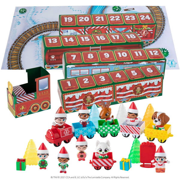 The Elf on the Shelf® North Pole Advent Train Calendar (.....includes ...