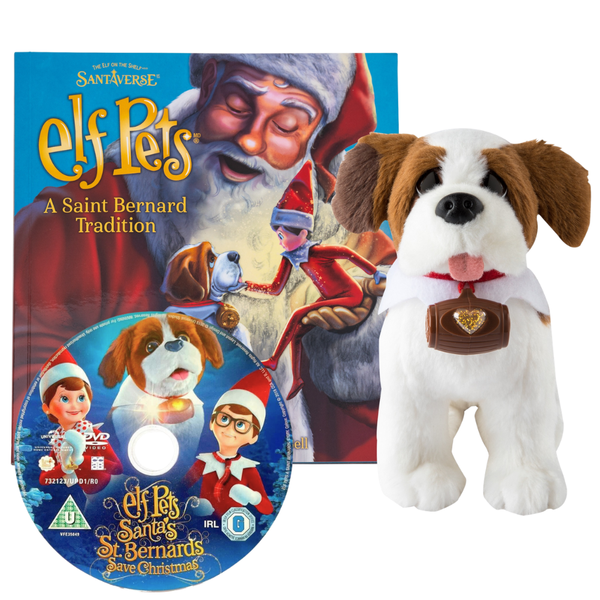 The Elf on the Shelf® Elf Pets®: A Saint Bernard Tradition + Free DVD Bundle