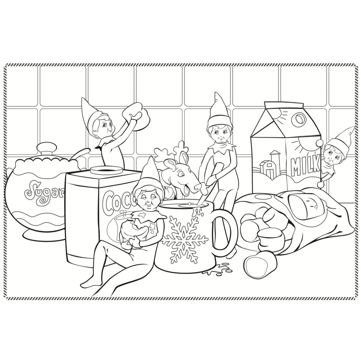 Free Gift - The Elf on the Shelf Artists Pad