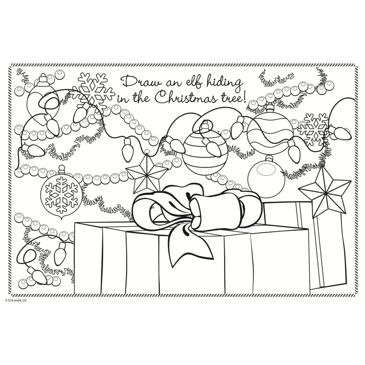 Free Gift - The Elf on the Shelf Artists Pad