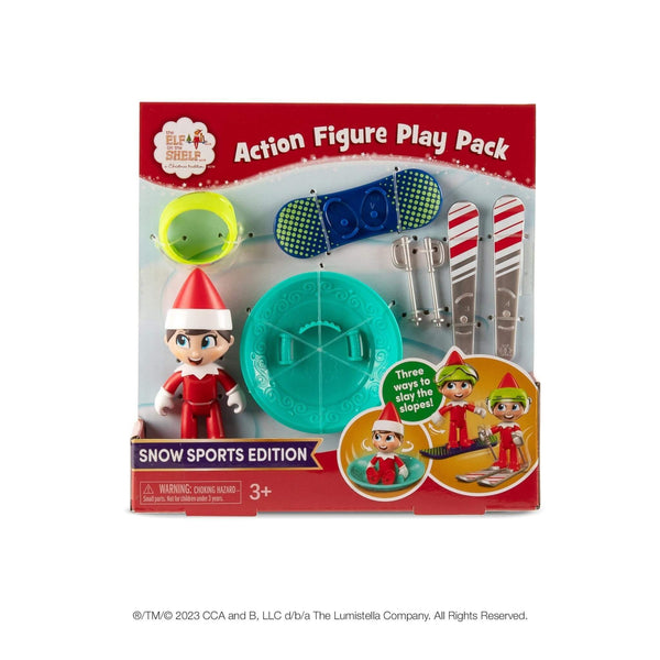 The Elf on the Shelf® Action Figure Play Pack: Snow Sports Edition ...