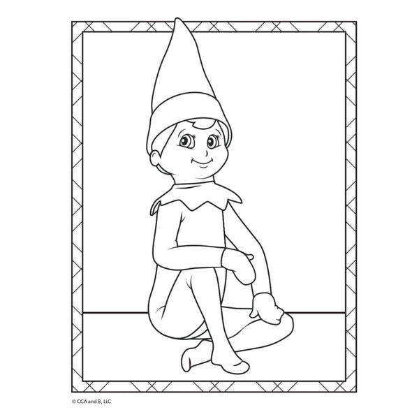 The Elf on the Shelf Colouring Book - The Elf on The Shelf